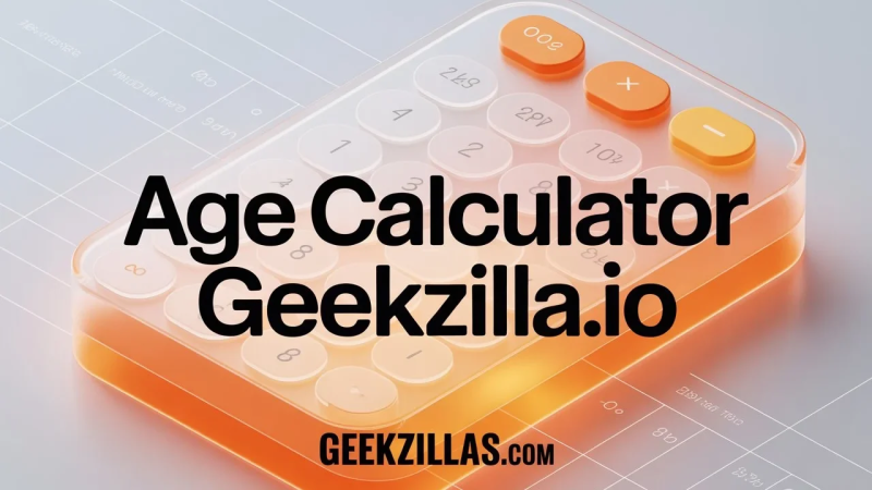 Geekzilla.io: Get Your Exact Age, Next Birthday & Visual Progress